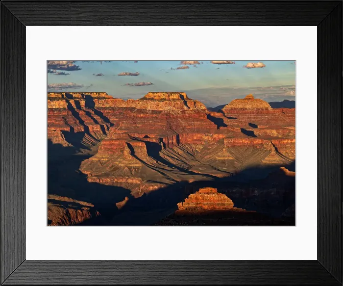 Framed Print : Vishnu Temple at sunset from south rim, Grand Canyon National Park, Arizona Framed Print : Vishnu Temple at sunset from south rim, Grand Canyon National Park, Arizona