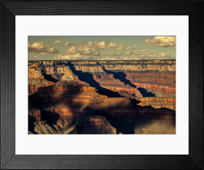 Framed Print : Sunset from south rim, Grand Canyon National Park, Arizona Framed Print : Sunset from south rim, Grand Canyon National Park, Arizona