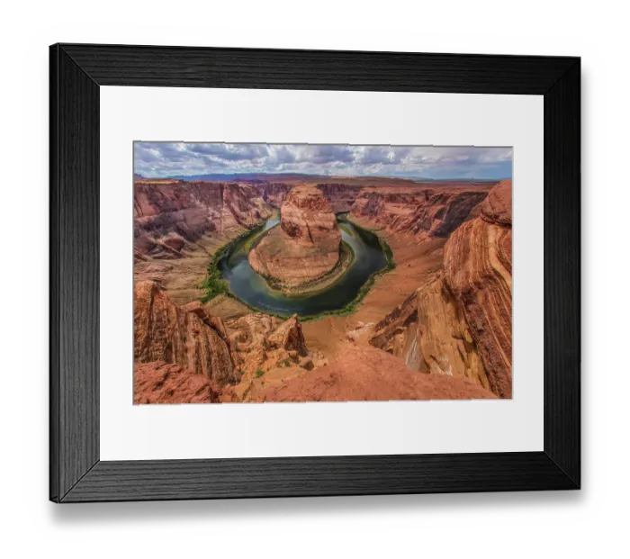 Framed Print : USA, Arizona, Colorado River. Horseshoe Bend landscape. ©Jim Zuckerman  /  Jaynes Gallery  /  DanitaDelimont.com