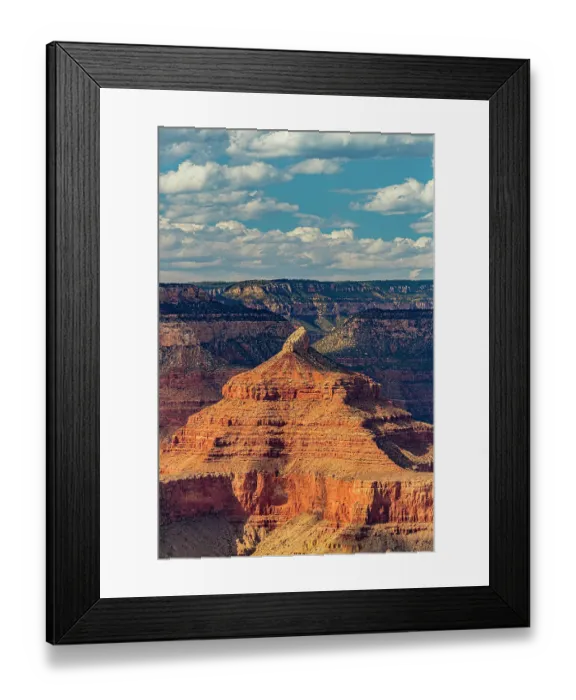 Framed Print : View of the Grand Canyon from the South Rim