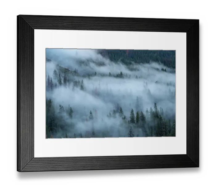 Framed Print : Mist at Yosemite Tunnel View Framed Print : Mist at Yosemite Tunnel View