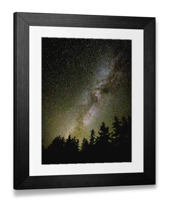 Framed Print : Milky Way from Acadia National Park in Maine Framed Print : Milky Way from Acadia National Park in Maine