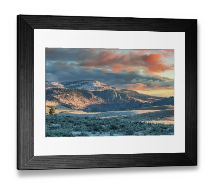 Framed Print : Northern Range of Yellowstone National Park Framed Print : Northern Range of Yellowstone National Park