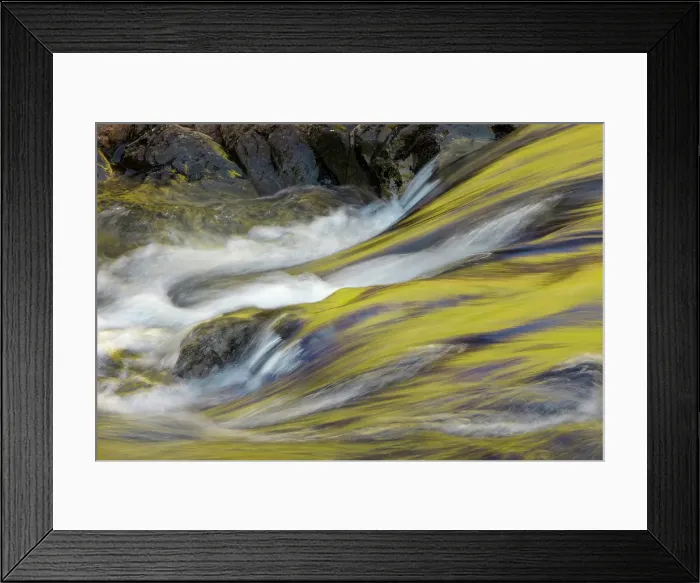Framed Print : Spring foliage colors and sky reflecting on ripples on small stream, Great Smoky Mountains National Park, Tennessee Framed Print : Spring foliage colors and sky reflecting on ripples on small stream, Great Smoky Mountains National Park, Tennessee