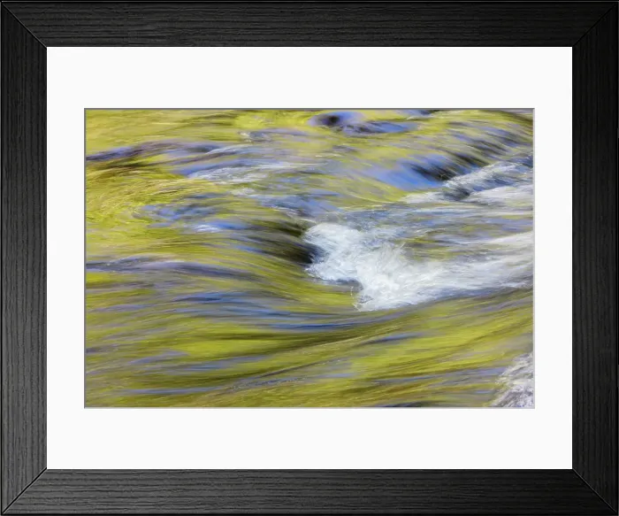 Framed Print : Spring foliage colors and sky reflecting on ripples on small stream, Great Smoky Mountains National Park, Tennessee Framed Print : Spring foliage colors and sky reflecting on ripples on small stream, Great Smoky Mountains National Park, Tennessee