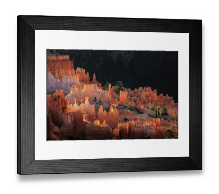 Framed Print : Sunrise at Bryce Canyon National Park, Utah
