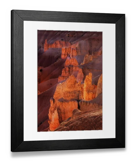 Framed Print : Early morning view of hoodoo formations Bryce Canyon National Park, Utah Framed Print : Early morning view of hoodoo formations Bryce Canyon National Park, Utah