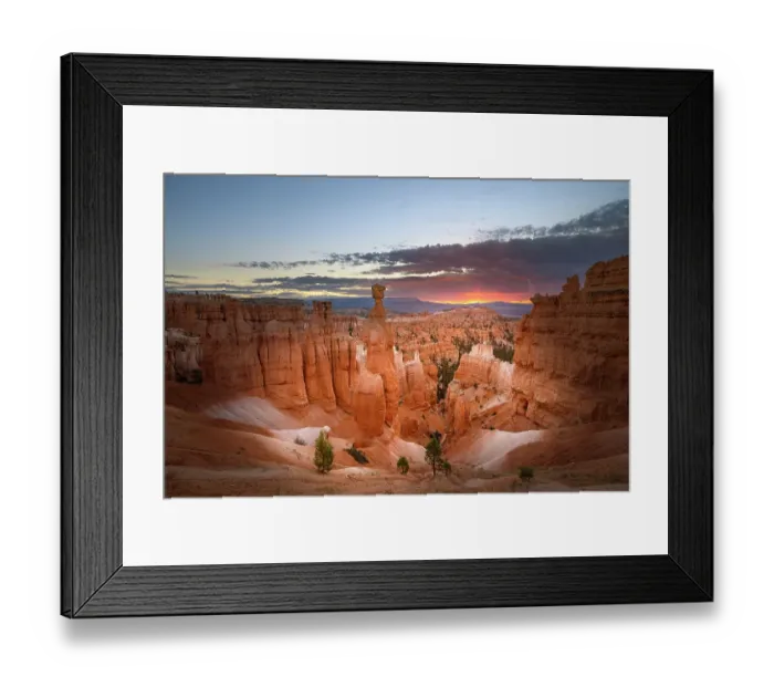 Framed Print : Thor's Hammer at sunrise Bryce Canyon National Park, Utah Framed Print : Thor's Hammer at sunrise Bryce Canyon National Park, Utah