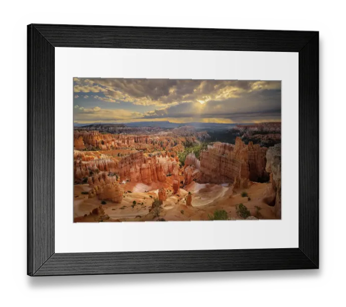 Framed Print : Bryce Canyon, Bryce Canyon National Park, Utah
