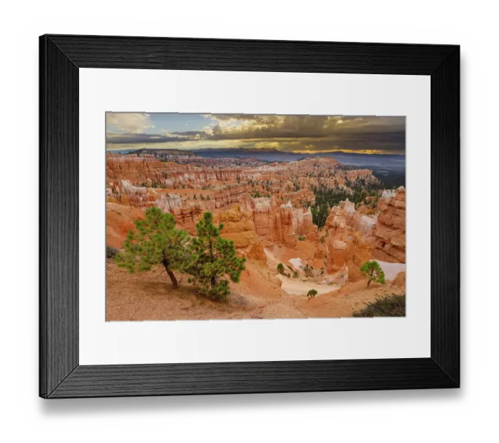 Framed Print : Bryce Canyon, Bryce Canyon National Park, Utah