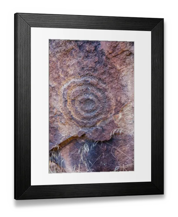 Framed Print : Ancient petroglyphs seen at Parowan Gap Framed Print : Ancient petroglyphs seen at Parowan Gap