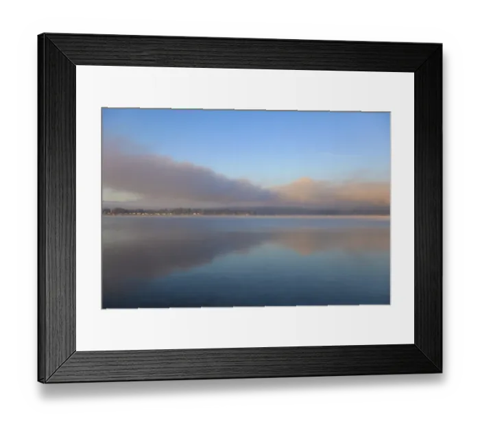 Framed Print : Tracyton, Washington State, USA. Puget Sound, tranquil morning