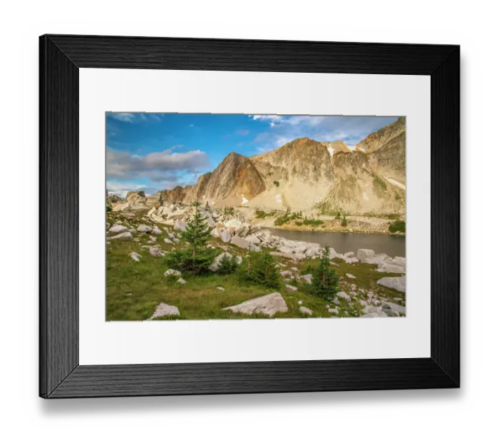 Framed Print : USA, Wyoming, Medicine Bow National Forest. Landscape with Lookout Lake and mountain. ©Cathy & Gordon Illg / Jaynes Gallery / DanitaDelimont.com Framed Print : USA, Wyoming, Medicine Bow National Forest. Landscape with Lookout Lake and mountain. ©Cathy & Gordon Illg / Jaynes Gallery / DanitaDelimont.com