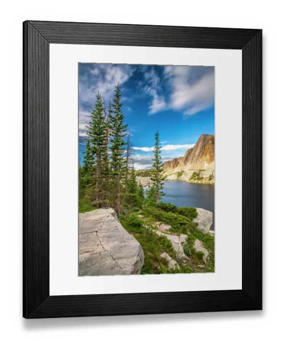 Framed Print : USA, Wyoming, Medicine Bow National Forest. Landscape with Lookout Lake and mountain. ©Cathy & Gordon Illg / Jaynes Gallery / DanitaDelimont.com Framed Print : USA, Wyoming, Medicine Bow National Forest. Landscape with Lookout Lake and mountain. ©Cathy & Gordon Illg / Jaynes Gallery / DanitaDelimont.com