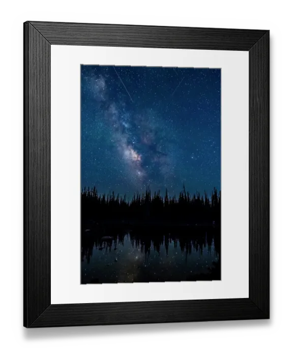 Framed Print : USA, Wyoming, Medicine Bow National Forest. Milky Way and shooting stars from Perseids meteor shower. ©Cathy & Gordon Illg / Jaynes Gallery / DanitaDelimont.com Framed Print : USA, Wyoming, Medicine Bow National Forest. Milky Way and shooting stars from Perseids meteor shower. ©Cathy & Gordon Illg / Jaynes Gallery / DanitaDelimont.com