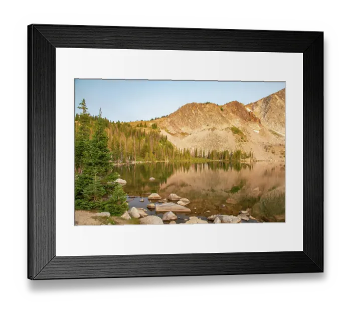 Framed Print : USA, Wyoming, Medicine Bow National Forest. Landscape with mountain and Lake Marie reflection. ©Cathy & Gordon Illg / Jaynes Gallery / DanitaDelimont.com Framed Print : USA, Wyoming, Medicine Bow National Forest. Landscape with mountain and Lake Marie reflection. ©Cathy & Gordon Illg / Jaynes Gallery / DanitaDelimont.com