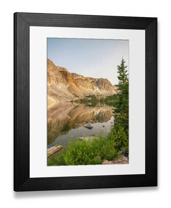 Framed Print : USA, Wyoming, Medicine Bow National Forest. Landscape with mountain and Lake Marie reflection. ©Cathy & Gordon Illg / Jaynes Gallery / DanitaDelimont.com Framed Print : USA, Wyoming, Medicine Bow National Forest. Landscape with mountain and Lake Marie reflection. ©Cathy & Gordon Illg / Jaynes Gallery / DanitaDelimont.com