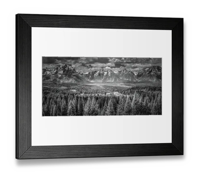 Framed Print : Grand view of Wyoming's Teton Range