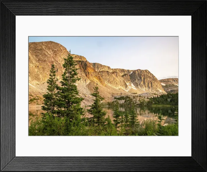 Framed Print : USA, Wyoming, Medicine Bow National Forest. Landscape with mountain and Lake Marie reflection. ©Cathy & Gordon Illg / Jaynes Gallery / DanitaDelimont.com Framed Print : USA, Wyoming, Medicine Bow National Forest. Landscape with mountain and Lake Marie reflection. ©Cathy & Gordon Illg / Jaynes Gallery / DanitaDelimont.com