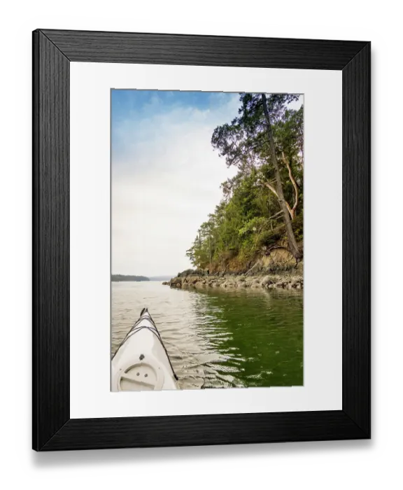 Framed Print : Paddling Hood Canal, Quilcene, Washington State, USA Framed Print : Paddling Hood Canal, Quilcene, Washington State, USA