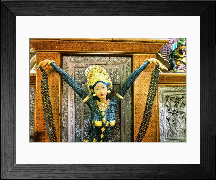 Framed Print : Mas Village, located in Ubud, Bali, is renowned for its intricate wood carvings and craftsmanship. (Editorial Use Only) Framed Print : Mas Village, located in Ubud, Bali, is renowned for its intricate wood carvings and craftsmanship. (Editorial Use Only)