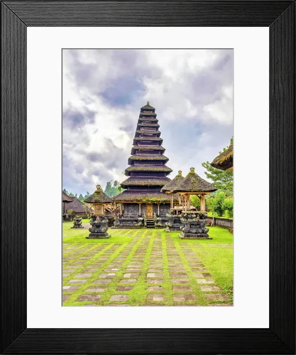 Framed Print : Besakih Temple is considered the Mother Temple of Bali and is the most important religious site for Balinese Hindus. A collection of several temples and shrines dedicated to different gods and goddesses Framed Print : Besakih Temple is considered the Mother Temple of Bali and is the most important religious site for Balinese Hindus. A collection of several temples and shrines dedicated to different gods and goddesses