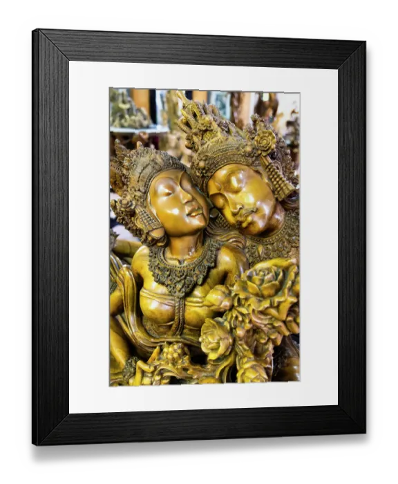 Framed Print : Mas Village, located in Ubud, Bali, is renowned for its intricate wood carvings and craftsmanship. (Editorial Use Only) Framed Print : Mas Village, located in Ubud, Bali, is renowned for its intricate wood carvings and craftsmanship. (Editorial Use Only)