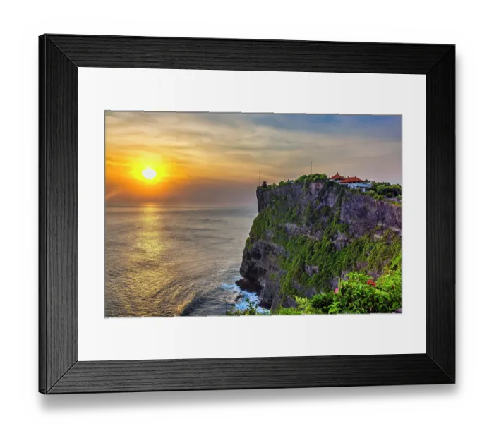 Framed Print : Uluwatu Temple is one of Bali's most important spiritual sites and is dedicated to the spirits of the sea. It is believed to protect the island from evil sea spirits Framed Print : Uluwatu Temple is one of Bali's most important spiritual sites and is dedicated to the spirits of the sea. It is believed to protect the island from evil sea spirits