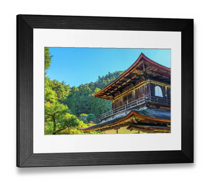 Framed Print : Kannon-den, Ginkaku-ji Temple, Kyoto, Japan. Built in 1460 by Ashikaga Yoshimasa Framed Print : Kannon-den, Ginkaku-ji Temple, Kyoto, Japan. Built in 1460 by Ashikaga Yoshimasa