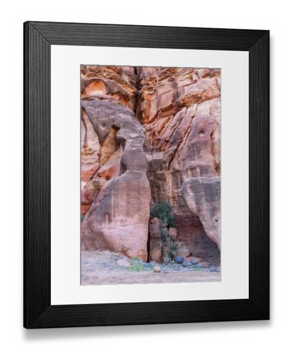 Framed Print : Saudi Arabia, Tabuk, Prince Mohammed bin Salman Natural Reserve. Wadi Al Disah, known as the Grand Canyon of Saudi Arabia and the Valley of the Palms