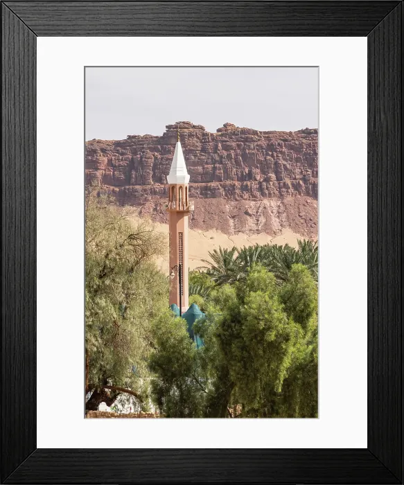 Framed Print : Saudi Arabia, Medina. Minaret in old town Al-Ula Framed Print : Saudi Arabia, Medina. Minaret in old town Al-Ula
