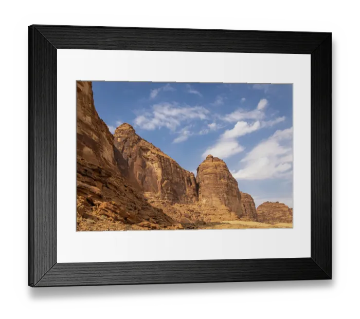 Framed Print : Saudi Arabia, Medina, Al-Ula. Desert mountains at the Dadan visitor center, site of an ancient kingdom Framed Print : Saudi Arabia, Medina, Al-Ula. Desert mountains at the Dadan visitor center, site of an ancient kingdom