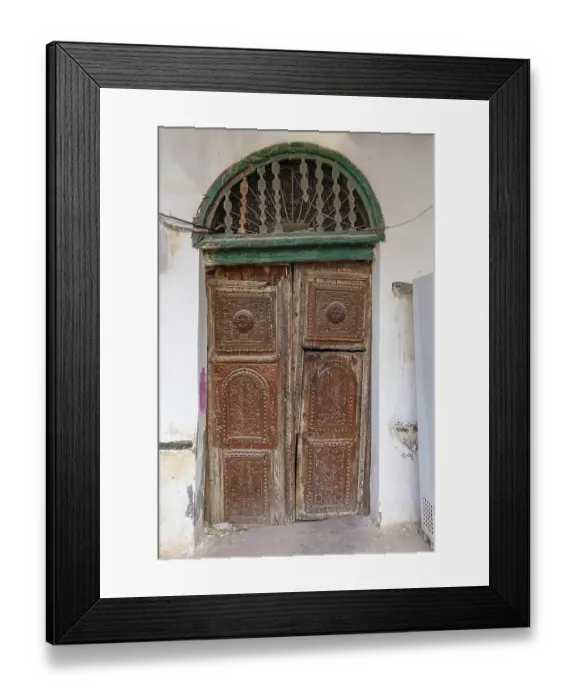 Framed Print : Saudi Arabia, Mecca, Jeddah, Al-Balad. Door on a traditional Hijazi tower house in the Al-Balad historical district Framed Print : Saudi Arabia, Mecca, Jeddah, Al-Balad. Door on a traditional Hijazi tower house in the Al-Balad historical district