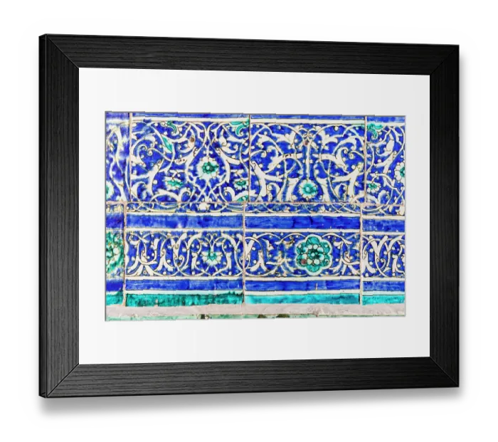 Framed Print : Khiva, Xorazm Region, Uzbekistan, Central Asia. Historic traditional decorative tile on the Khan Palace Framed Print : Khiva, Xorazm Region, Uzbekistan, Central Asia. Historic traditional decorative tile on the Khan Palace