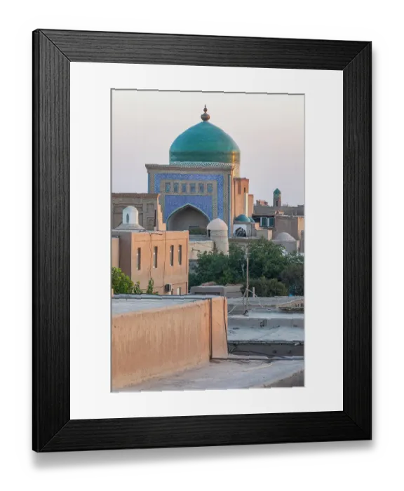 Framed Print : Khiva, Xorazm Region, Uzbekistan, Central Asia. Dome on the Islam Khodja Madrasa Framed Print : Khiva, Xorazm Region, Uzbekistan, Central Asia. Dome on the Islam Khodja Madrasa