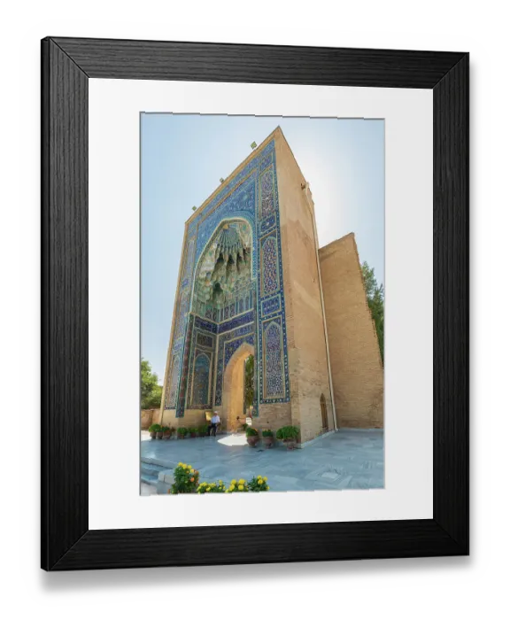 Framed Print : Samarkand, Uzbekistan, Central Asia. The beautifully decorated Gur-i Amir Mausoleum. (Editorial Use Only) Framed Print : Samarkand, Uzbekistan, Central Asia. The beautifully decorated Gur-i Amir Mausoleum. (Editorial Use Only)