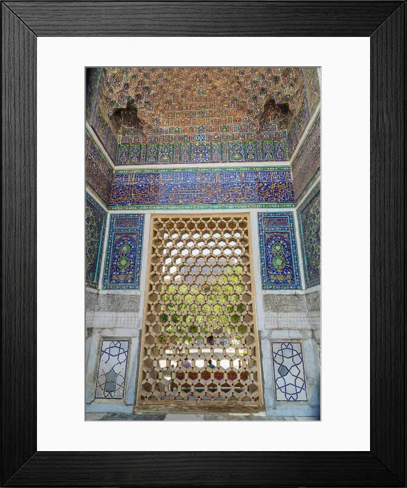 Framed Print : Samarkand, Uzbekistan, Central Asia interior view at the Registan. (Editorial Use Only) Framed Print : Samarkand, Uzbekistan, Central Asia interior view at the Registan. (Editorial Use Only)