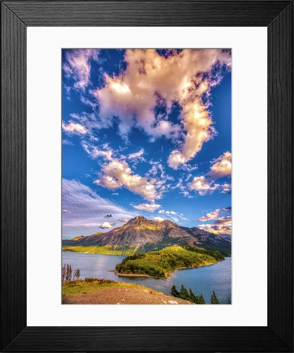 Framed Print : Canada, Alberta, Waterton Lakes National Park. Mountain landscape with Vimy Peak and Waterton Lake. Credit as Fred Lord / Jaynes Gallery / DanitaDelimont.com Framed Print : Canada, Alberta, Waterton Lakes National Park. Mountain landscape with Vimy Peak and Waterton Lake. Credit as Fred Lord / Jaynes Gallery / DanitaDelimont.com