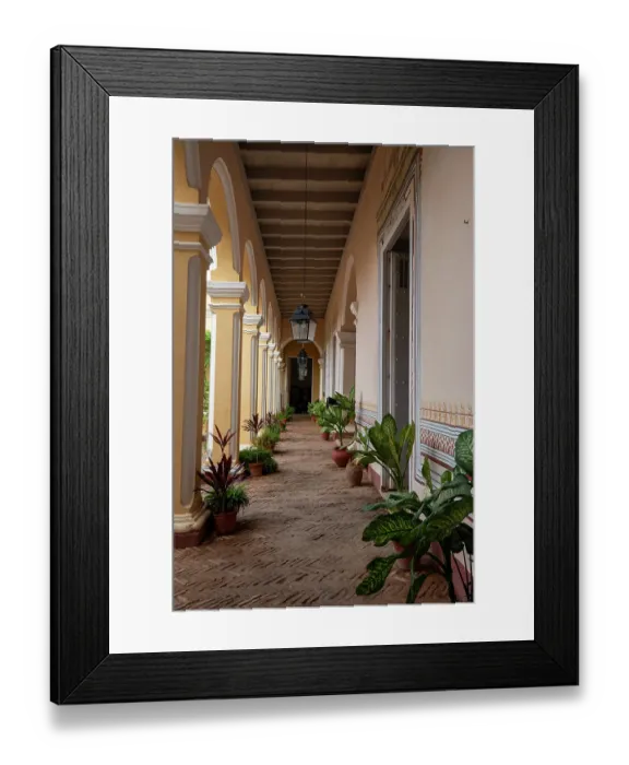 Framed Print : Santiago de Cuba. Traditional architecture. (Editorial Use Only)