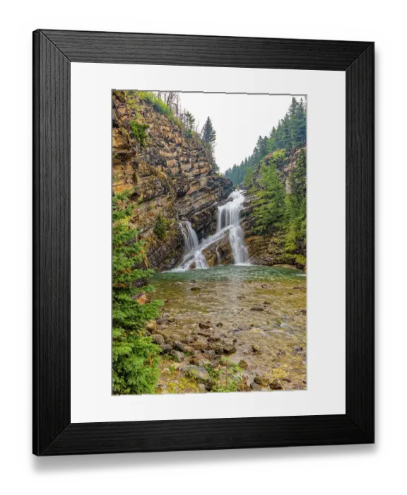 Framed Print : Canada, Alberta, Waterton Lakes National Park. Landscape with Cameron Falls. Credit as Fred Lord / Jaynes Gallery / DanitaDelimont.com Framed Print : Canada, Alberta, Waterton Lakes National Park. Landscape with Cameron Falls. Credit as Fred Lord / Jaynes Gallery / DanitaDelimont.com