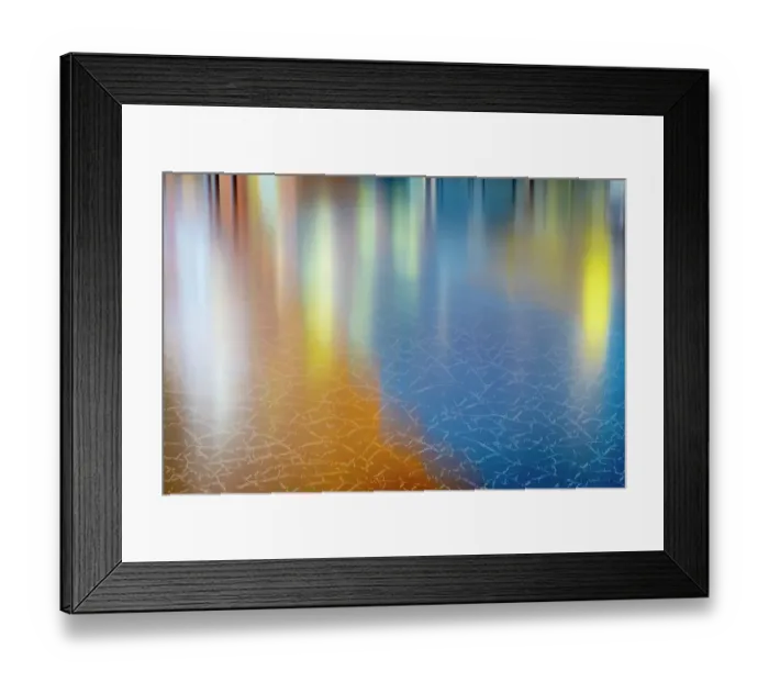 Framed Print : Canada, British Columbia, Whistler. Abstract blur of sunlight on floor. ©Don Paulson  /  Jaynes Gallery  /  DanitaDelimont.com