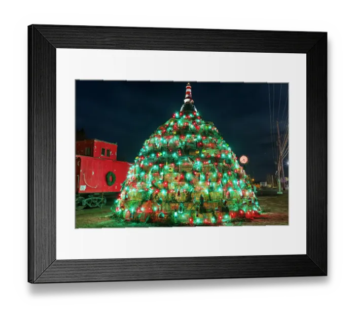 Framed Print : Lobster trap Christmas tree, Musquodoboit Harbour, Nova Scotia, Canada. (Editorial Use Only) Framed Print : Lobster trap Christmas tree, Musquodoboit Harbour, Nova Scotia, Canada. (Editorial Use Only)