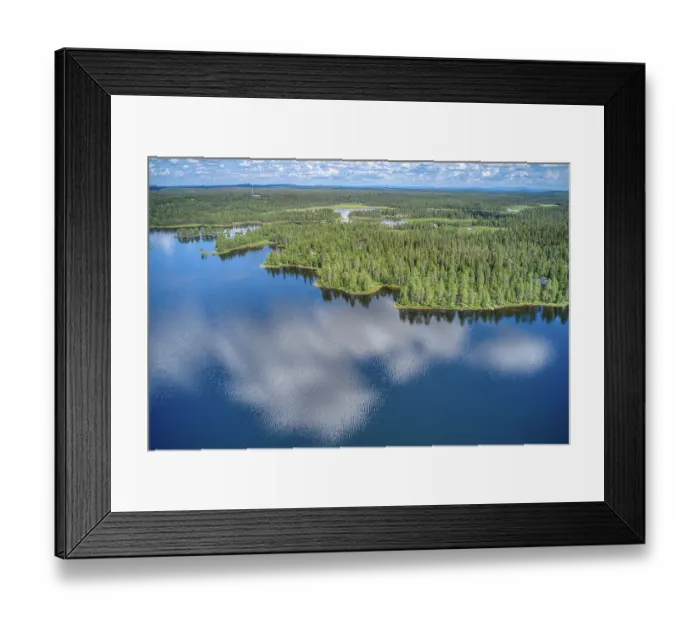 Framed Print : Finland, North Ostrobothnia, Rukatunturi area