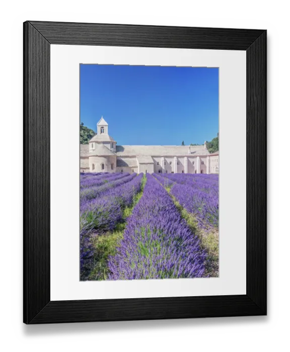Framed Print : France, Provence, Gordes. Abbey of Our Lady of Senanque (Abbey Notre-Dame de Senanque) Framed Print : France, Provence, Gordes. Abbey of Our Lady of Senanque (Abbey Notre-Dame de Senanque)