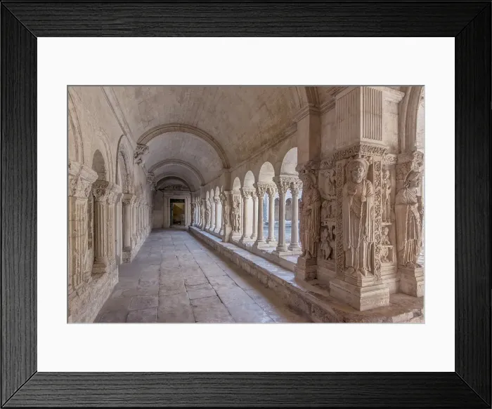 Framed Print : France, Provence, Arles. Saint Trophime Cloister (Cloitre Saint-Trophime) completed in the 13th century Framed Print : France, Provence, Arles. Saint Trophime Cloister (Cloitre Saint-Trophime) completed in the 13th century