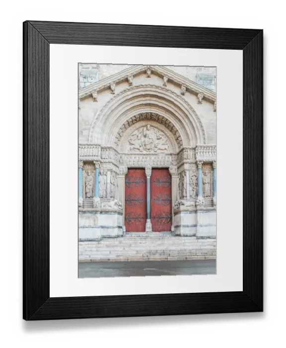 Framed Print : France, Provence, Arles. Saint-Trophime Church (formerly the cathedral of Arles completed in the 15th century) Framed Print : France, Provence, Arles. Saint-Trophime Church (formerly the cathedral of Arles completed in the 15th century)