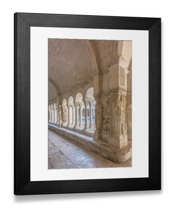 Framed Print : France, Provence, Arles. Saint Trophime Cloister (Cloitre Saint-Trophime) completed in the 13th century Framed Print : France, Provence, Arles. Saint Trophime Cloister (Cloitre Saint-Trophime) completed in the 13th century