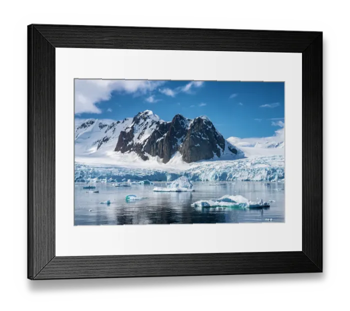 Framed Print : Antarctica. Landscape with mountain, icebergs and glacier. ©Cathy & Gordon Illg / Jaynes Gallery / DanitaDelimont.com Framed Print : Antarctica. Landscape with mountain, icebergs and glacier. ©Cathy & Gordon Illg / Jaynes Gallery / DanitaDelimont.com