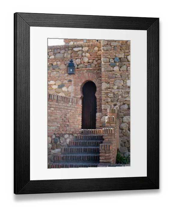 Framed Print : Malaga, Spain. Ancient Alcazaba in Malaga which was built by the Moors Framed Print : Malaga, Spain. Ancient Alcazaba in Malaga which was built by the Moors