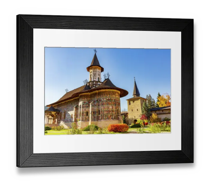 Framed Print : Romania, Transylvania, Bucovina, Suceava County. 16th century painted Eastern Orthodox. Sucevita Monastery Framed Print : Romania, Transylvania, Bucovina, Suceava County. 16th century painted Eastern Orthodox. Sucevita Monastery